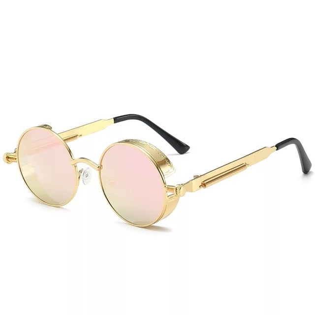 Round Retro Cool Shades. "Rodeo Rider" Sunglasses. Polarized lens. WickedYo